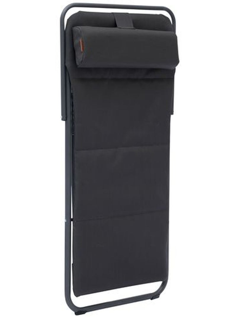 Lot de 2 chiliennes de jardin pliante MIRAEL Gris foncé - Kiabi