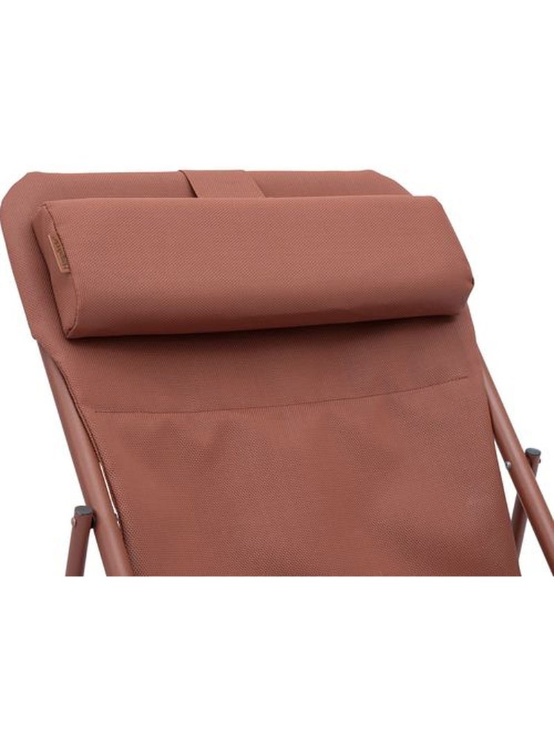 Lot de 2 chiliennes de jardin pliante MIRAEL Orange - Kiabi