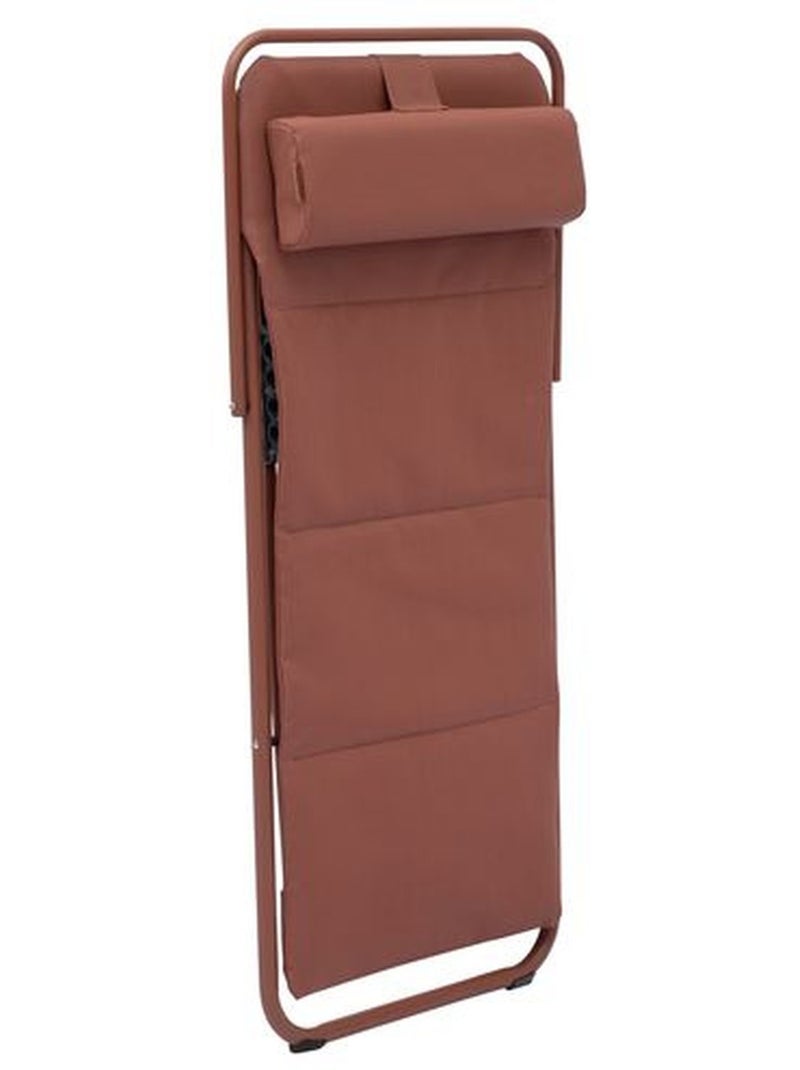 Lot de 2 chiliennes de jardin pliante MIRAEL Orange - Kiabi