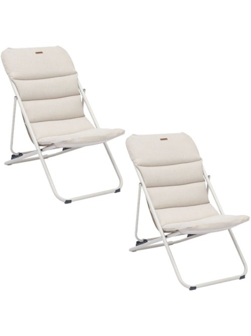 Lot de 2 chiliennes de jardin pliante NILLIA - Kiabi