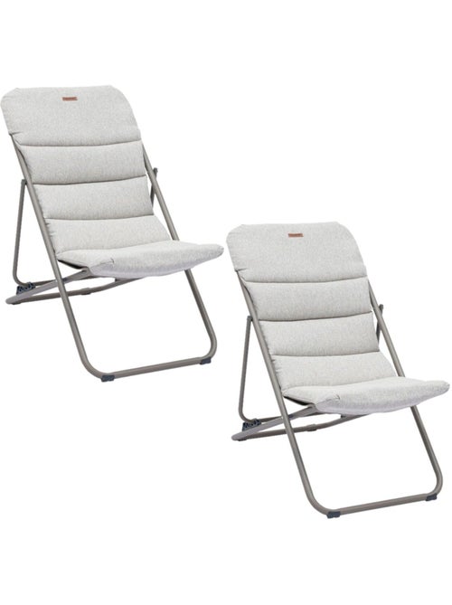 Lot de 2 chiliennes de jardin pliante NILLIA - Kiabi