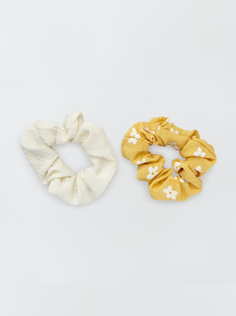 Lot de 2 chouchous Beige/jaune - Kiabi