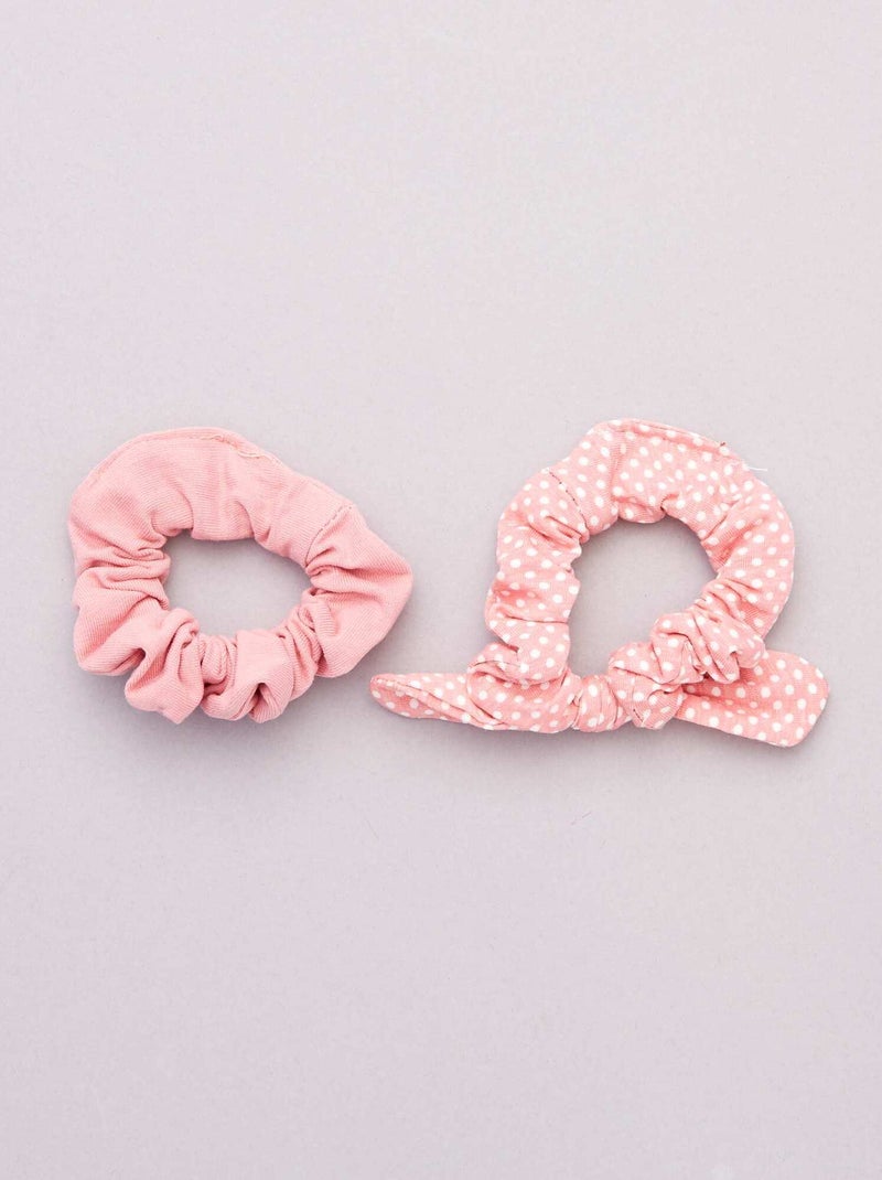 Lot de 2 chouchous rose - Kiabi