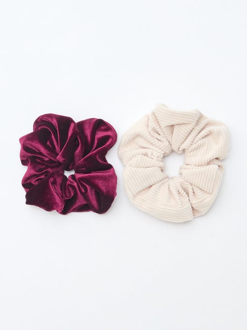 Lot de 2 chouchous satinés - Kiabi