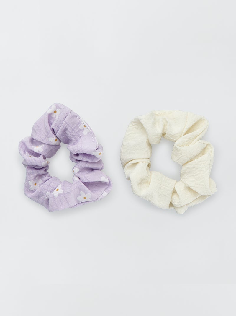 Lot de 2 chouchous Violet - Kiabi