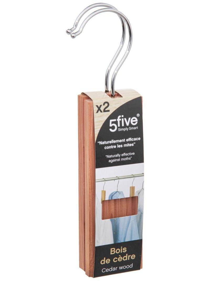 Lot de 2 cintres antimites hang' protect Marron - Kiabi
