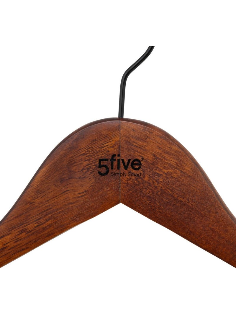 Lot de 2 cintres en bois foncé hang'up Marron - Kiabi