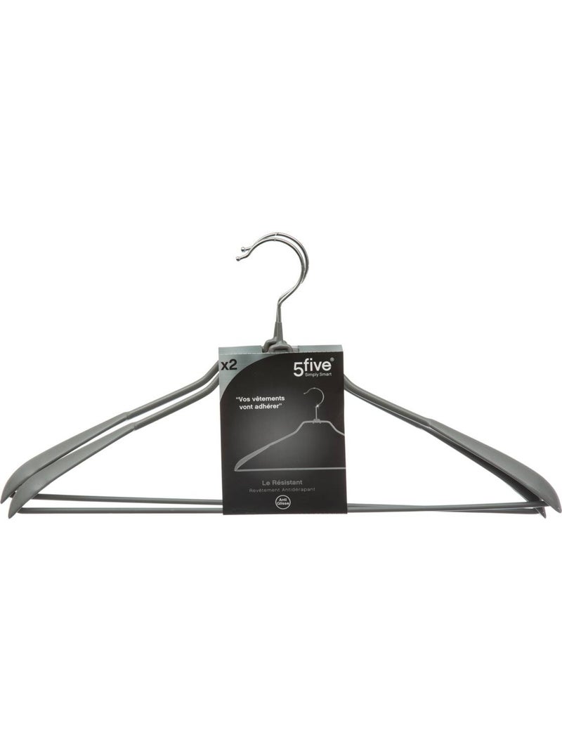 Lot de 2 cintres pour costume hang'suit Gris - Kiabi