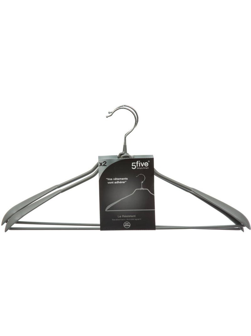 Lot de 2 cintres pour costume hang'suit Gris - Kiabi