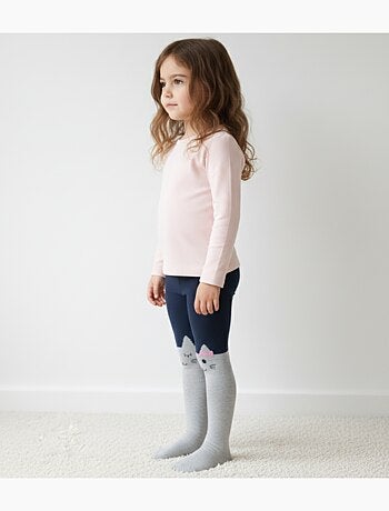 Lot de 2 Collants Chat Enfants Fille