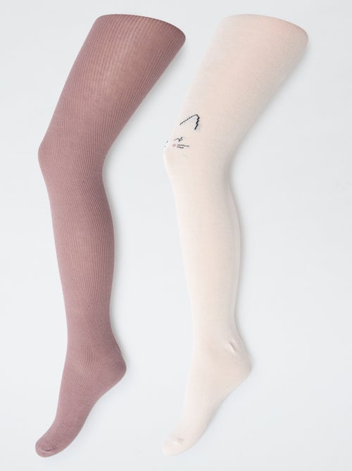 Lot de 2 collants 'chat' - Kiabi