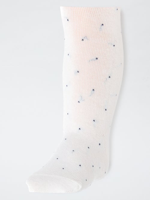 Lot de 2 collants chaud jersey - Kiabi