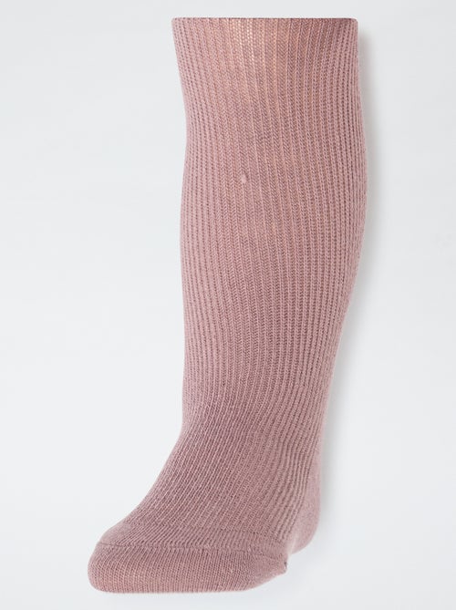 Lot de 2 collants chaud jersey - Kiabi