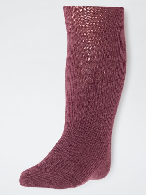 Lot de 2 collants chaud jersey - Kiabi