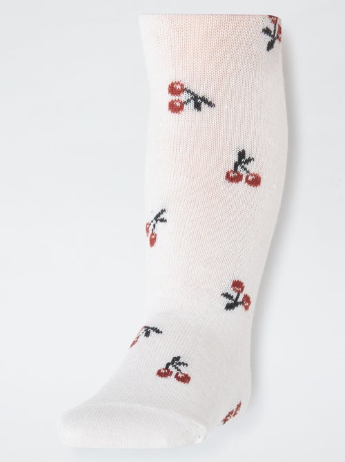 Lot de 2 collants chaud jersey - Kiabi