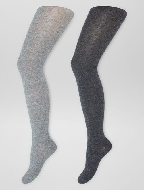 Lot de 2 collants chauds - Kiabi