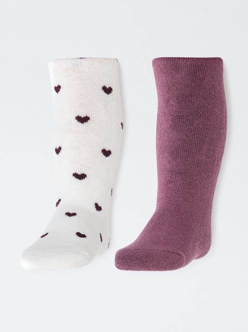 Lot de 2 collants chauds - Kiabi