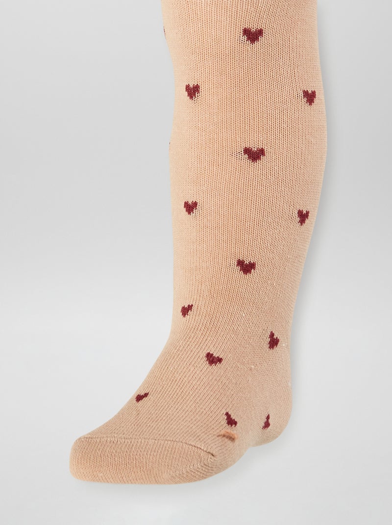 Lot De 2 Collants Bébé Fille Bistyle - Coton Bio Doux - Taille Nouveau-né - Confort Printemps/Hiver