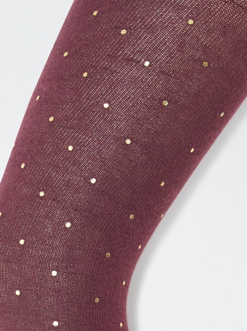 Lot de 2 collants 'cœur' - Kiabi