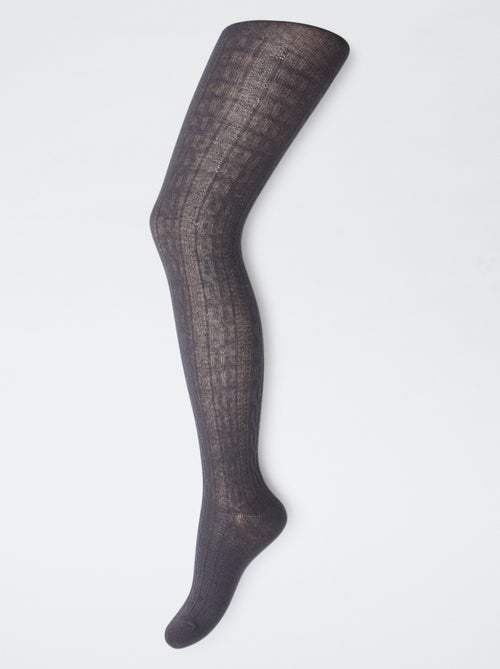 Lot de 2 collants en coton - Kiabi