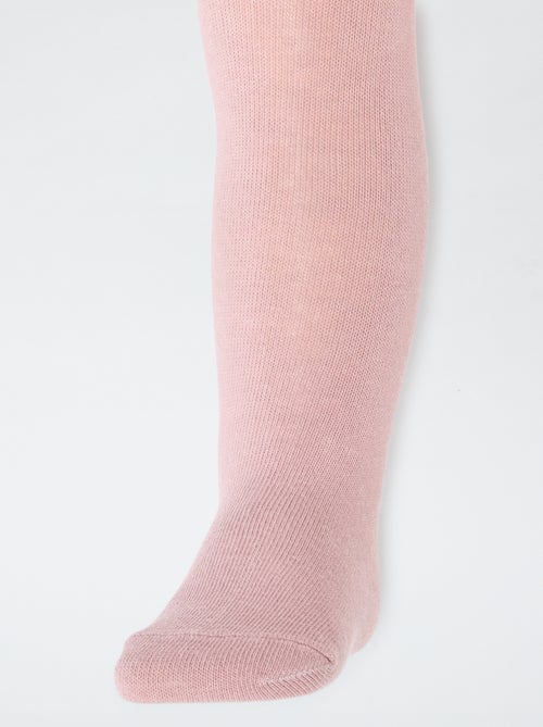 Lot de 2 collants en jersey uni - Kiabi