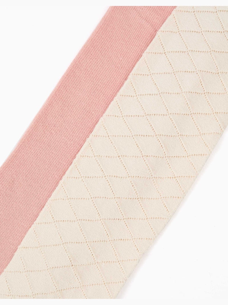 Lot de 2 collants en maille unie/ajourée Multicolore - Kiabi