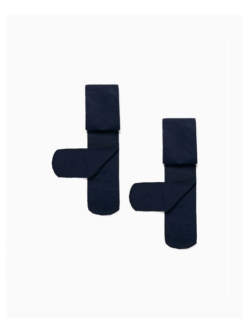Lot de 2 Collants en Microfibre 40 Den - Kiabi