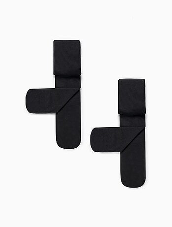 Lot de 2 Collants en Microfibre 40 Den