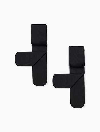 Lot de 2 Collants en Microfibre 40 Den