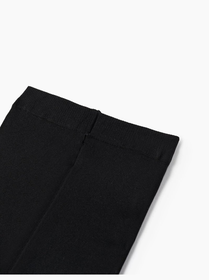 Lot de 2 Collants en Microfibre 40 Den Noir Noir - Kiabi
