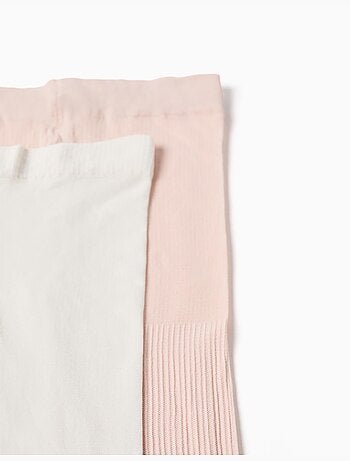 Lot de 2 collants en microfibre