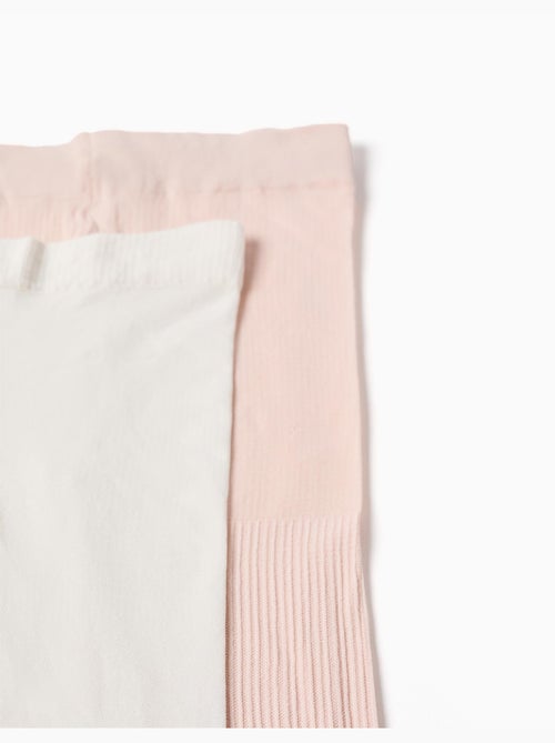 Lot de 2 collants en microfibre - Kiabi