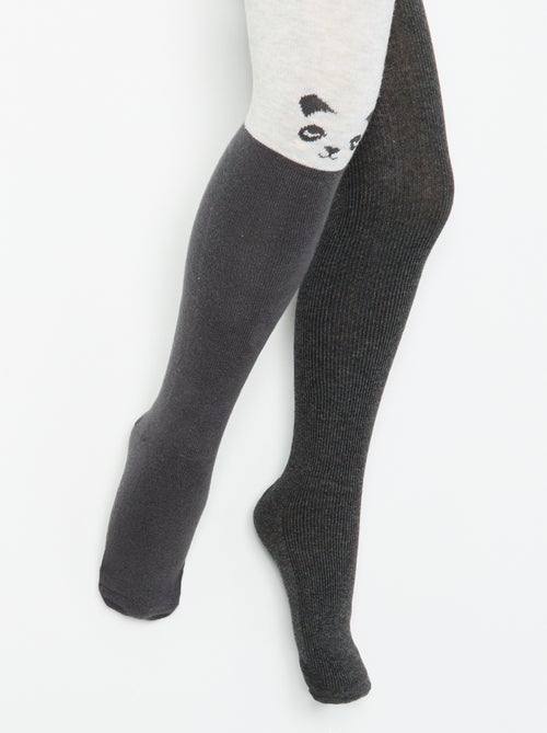 Lot de 2 collants fantaisie - Kiabi Lot de 2 collants fantaisie - Kiabi