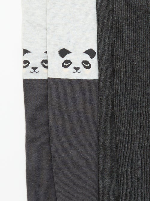 Lot de 2 collants fantaisie - Kiabi Lot de 2 collants fantaisie - Kiabi