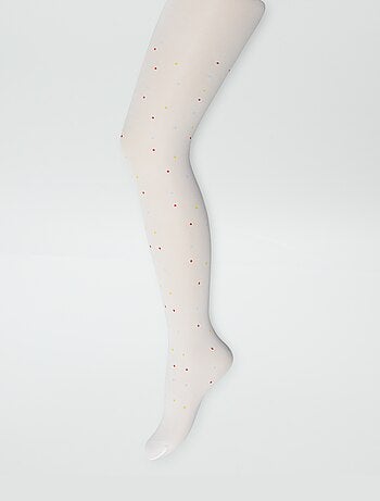 Lot de 2 collants légers fantaisie