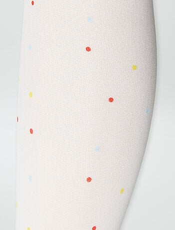 Lot de 2 collants légers fantaisie