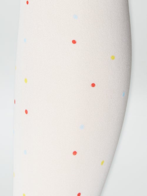 Lot de 2 collants légers fantaisie - Kiabi Lot de 2 collants légers fantaisie - Kiabi