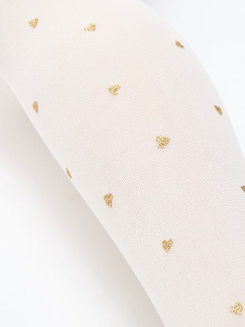 Lot de 2 collants légers imprimés - Kiabi