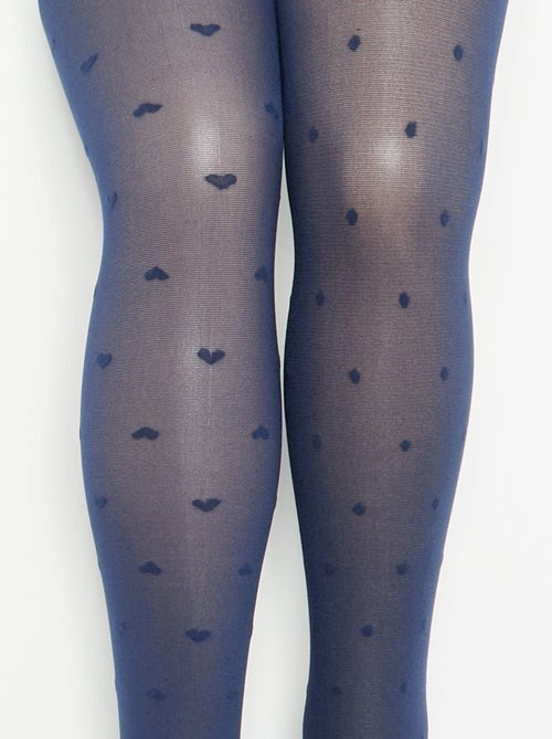 Lot de 2 collants légers imprimés - Kiabi Lot de 2 collants légers imprimés - Kiabi