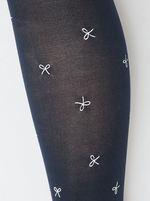 Lot de 2 collants légers imprimés - Kiabi Lot de 2 collants légers imprimés - Kiabi