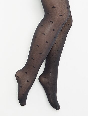 Lot de 2 collants légers imprimés