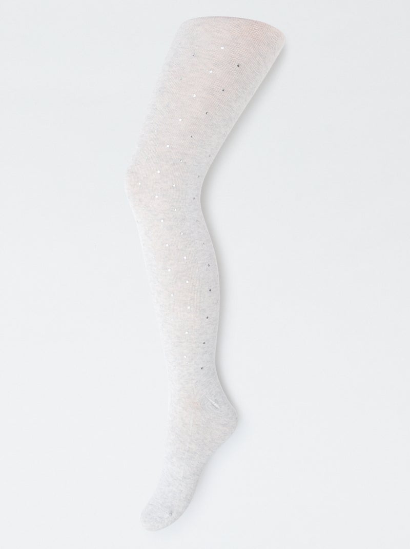 Lot de 2 collants 'neige' Gris - Kiabi