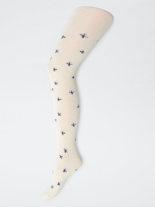 Lot de 2 collants 'noeud' - Kiabi