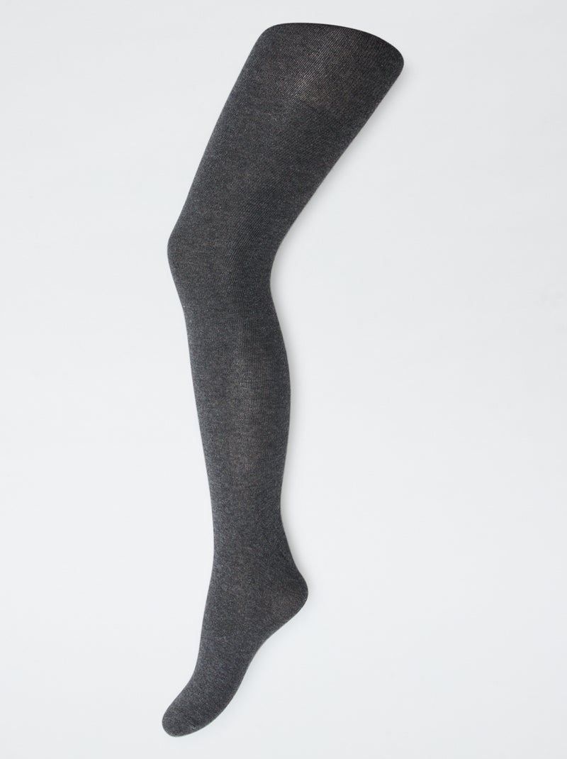 Lot de 2 collants 'panda' Noir - Kiabi