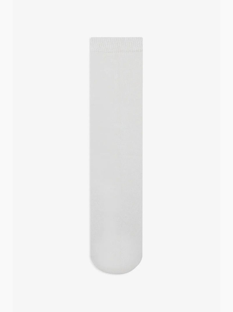 Lot de 2 collants penti Blanc - Kiabi
