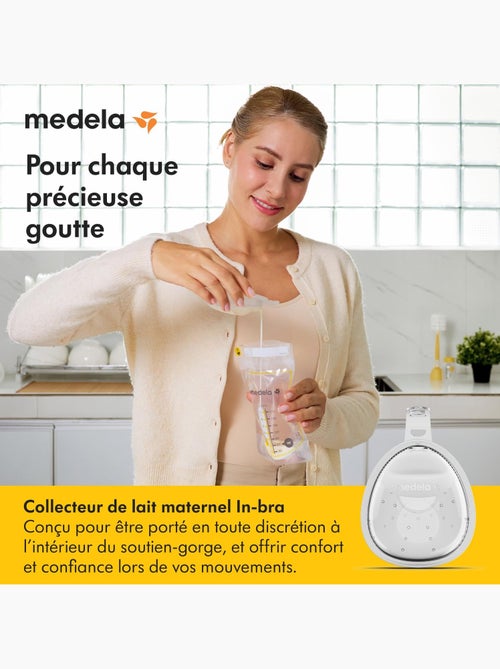 Lot de 2 coupelles recueil lait maternel medela - récupérateurs de lait maternels réutilisables - Kiabi Lot de 2 coupelles recueil lait maternel medela - récupérateurs de lait maternels réutilisables - Kiabi