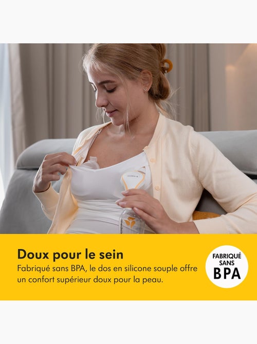 Lot de 2 coupelles recueil lait maternel medela - récupérateurs de lait maternels réutilisables - Kiabi Lot de 2 coupelles recueil lait maternel medela - récupérateurs de lait maternels réutilisables - Kiabi