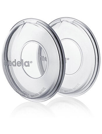 Lot de 2 coupelles recueil-lait Medela - Recueil fuites allaitement, discrètes, confortables