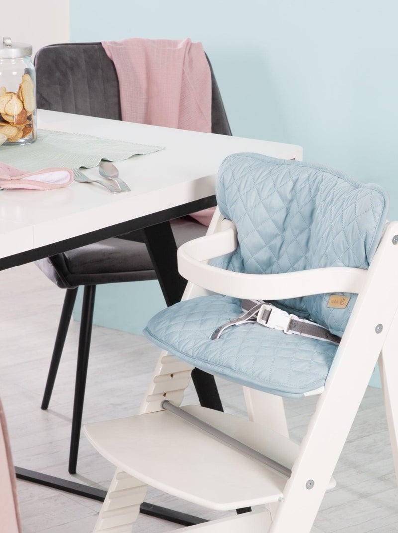 Lot de 2 coussins de chaise haute déperlants 'roba Style' ROBA Bleu clair - Kiabi