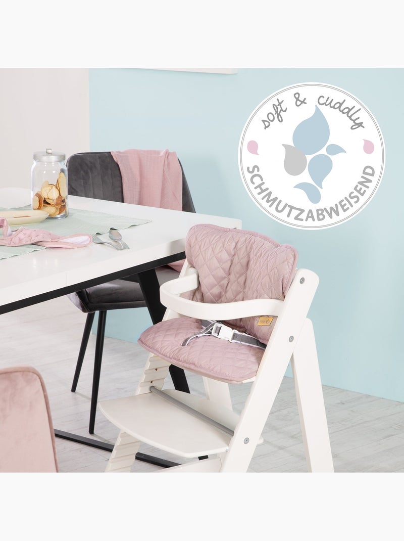 Lot de 2 coussins de chaise haute déperlants 'roba Style' ROBA Rose poudré - Kiabi